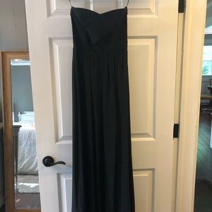 Rebecca Taylor black strapless dress